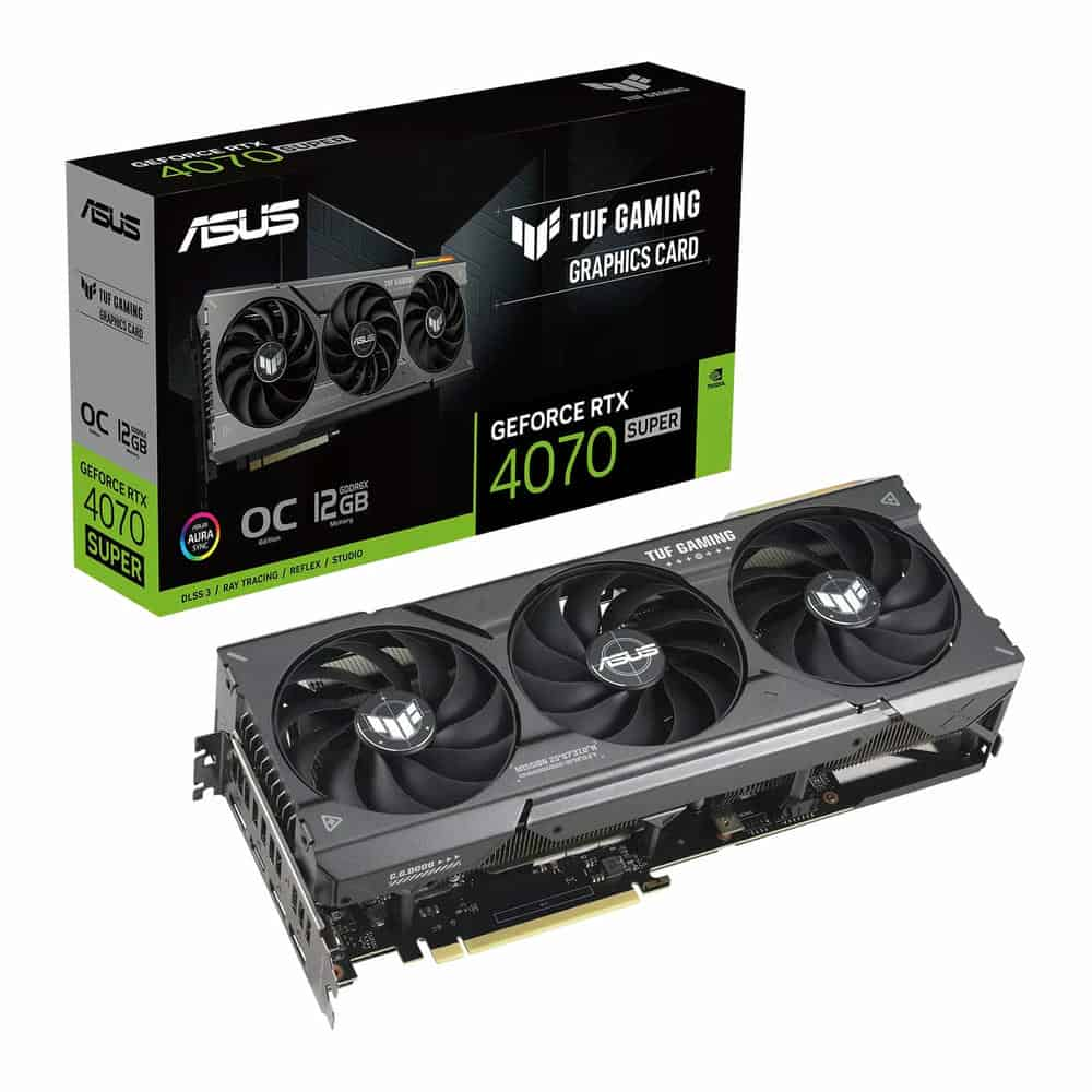 ASUS NVIDIA GeForce RTX 4070 SUPER 12GB TUF Gaming OC Ada Lovelace Graphics Card